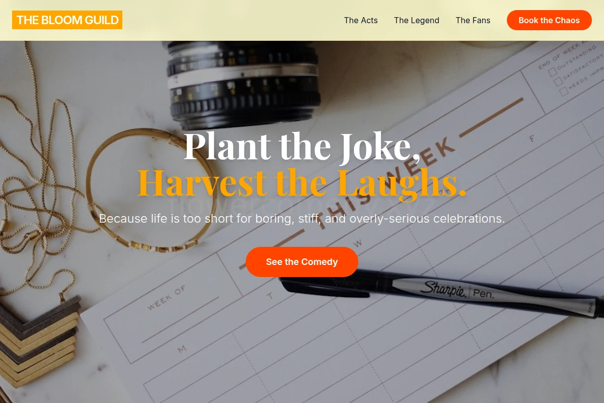 Parody Event Planning